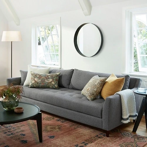 Cotton And Linen Fabric Sofa Cotton And Linen Fabric Sofa