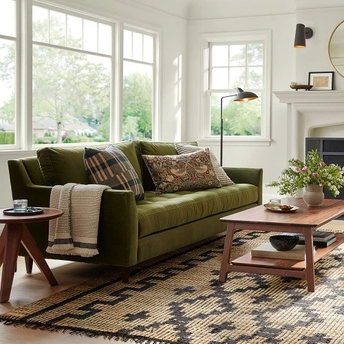 Cotton And Linen Fabric Sofa Cotton And Linen Fabric Sofa