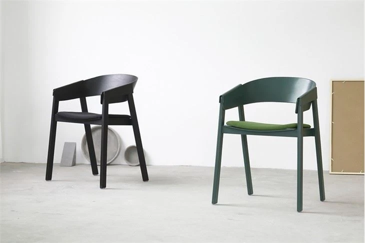 Dark Green Mid Century Chair